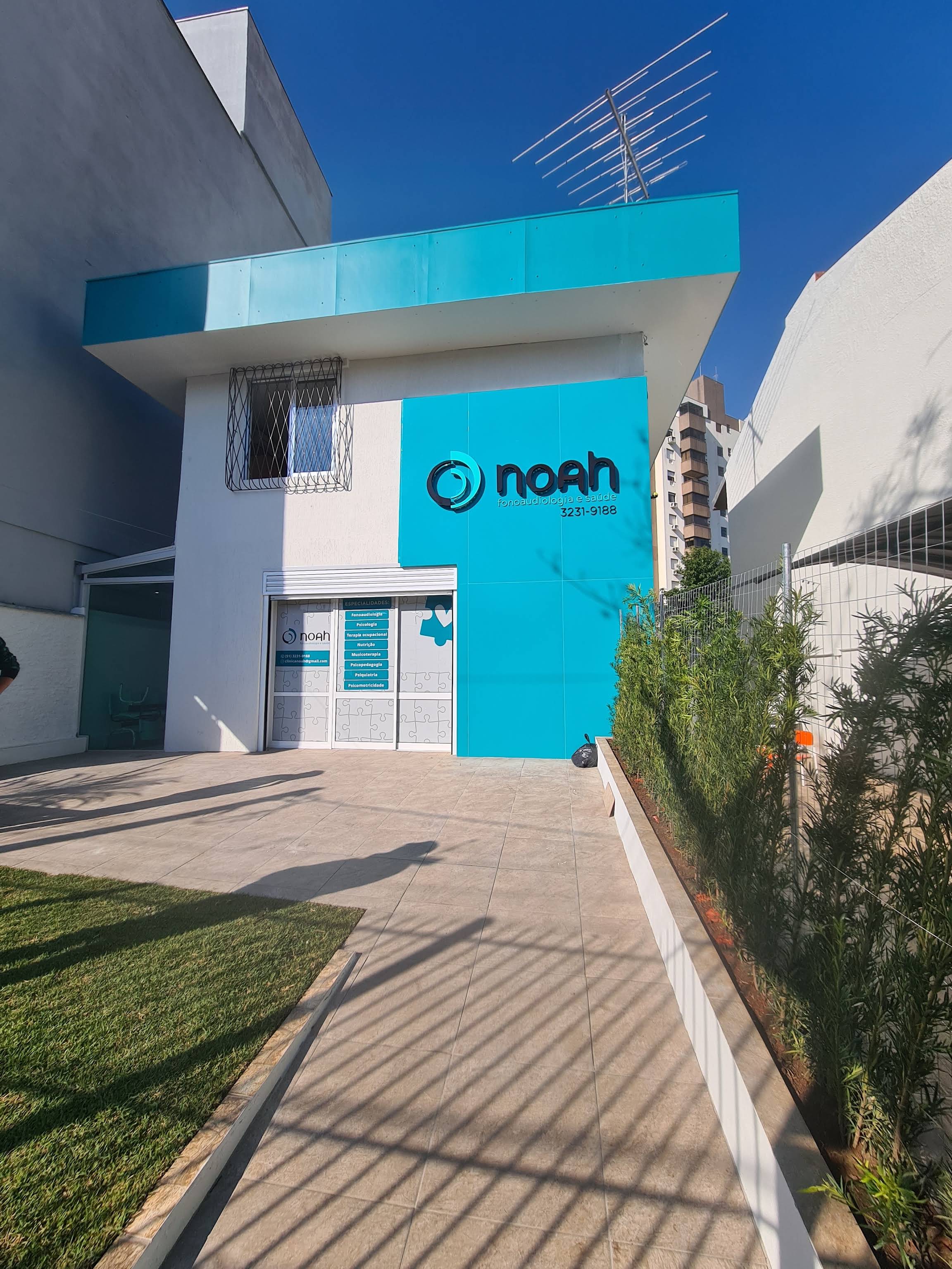Fachada atual da Clínica Noah no bairro Menino Deus